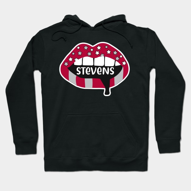 Stevens Lips Hoodie by NFDesigns